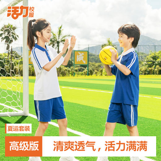 【夏日必备，冰爽透气！】【高级版】深圳小学夏季男女短袖短裤 商品图2