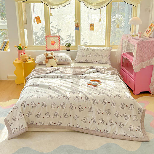 【A类豆豆被夏凉被】水洗棉夏被 薄款儿童被子被芯 夏天空调被可机洗  商品图6