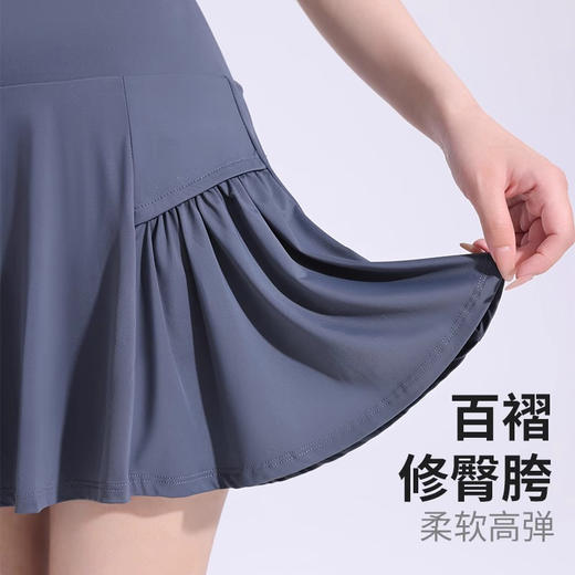 跃牌（呗咪纷纷系列）大码休闲防走光运动短裙女夏假两件透气网球裙裤DQ Y2-1 商品图2