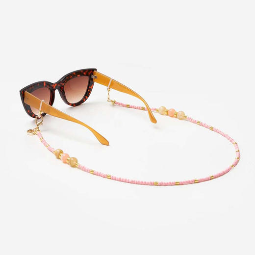 订购6周到｜La Coque Française-De Lunette Iris-玫瑰色 眼镜链［法国设计师］ 商品图0