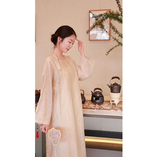 【2026东衣作】新中式连衣裙（25707160四月雪-设计师） 商品图4