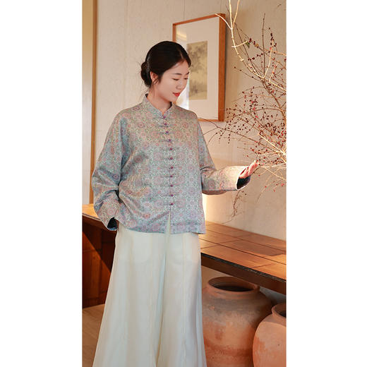 【2026东衣作】新中式外套（25705176紫烟炉-高定款） 商品图2