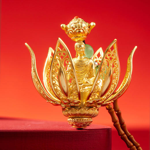 朱炳仁·铜花开见佛挂件，非遗技艺中国人的传家宝，母亲节送礼就选它 商品图1