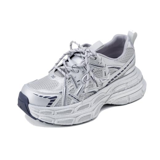 【厚底增高】西村名物2025年春季新款超轻舒适厚底增高百搭老爹鞋休闲运动鞋T25CM38951 商品图13