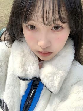 puff girl半年抛美瞳 姜饼小熊 14.5mm