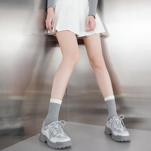 【新款老爹鞋】西村名物2025年春季新款超轻厚底舒适百搭老爹鞋休闲运动鞋T25CM38901 商品图2
