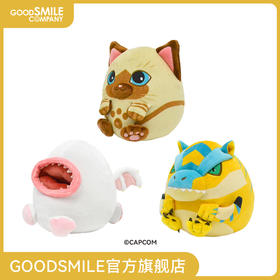 【GSC现货】怪物猎人 迷你松软团子毛绒玩偶 艾露猫/奇怪龙/轰龙