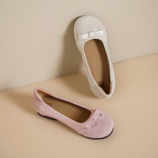 西村名物2025年春季新款舒适软底平跟百搭浅口单鞋T25AE14361 商品图3