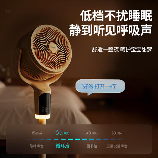 【大宇语音循环扇】AI语音控制➕全方位自动摇头 商品图3