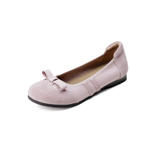 西村名物2025年春季新款舒适软底平跟百搭浅口单鞋T25AE14361 商品图8