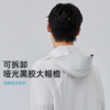 【男士防晒衣】三色可选VVC冰力皮肤衣  冰感透气  可拆卸哑光黑胶大帽檐  双开拉链VBA5S796 商品缩略图3