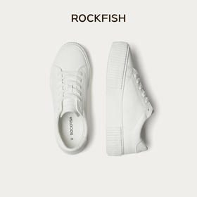 Rockfish英国771厚底增高不怕湿休闲板鞋松糕底小白鞋