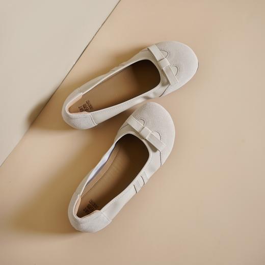 西村名物2025年春季新款舒适软底平跟百搭浅口单鞋T25AE14361 商品图4