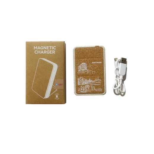 小运仓文创天然软木磁吸充电宝10000毫安（w） 商品图0