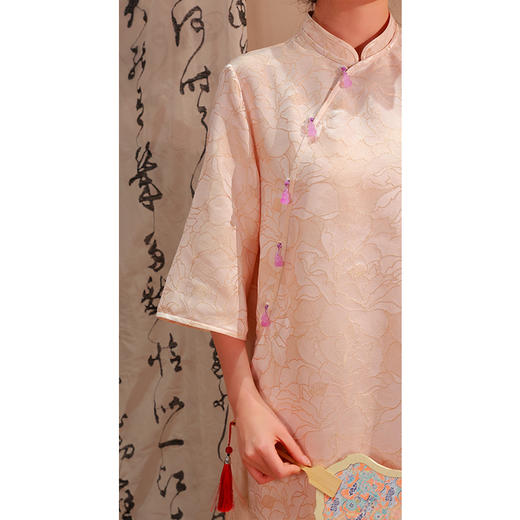 【2026东衣作】新中式连衣裙（21707161浮生-奢定款） 商品图4