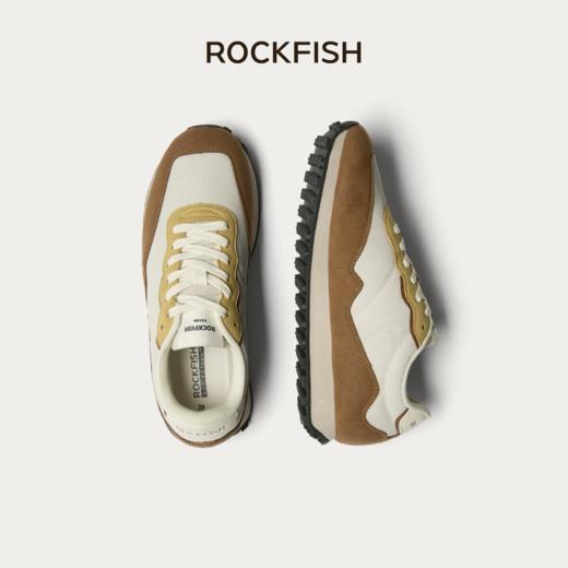 Rockfish 英国301复古慢跑厚底运动鞋防泼水情侣华夫休闲鞋 商品图0