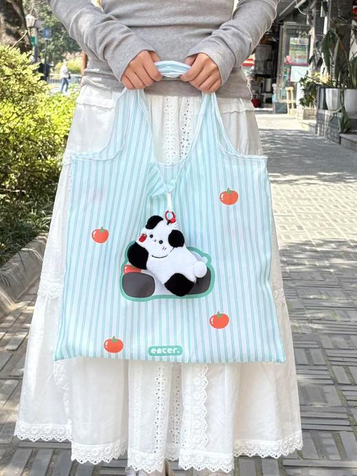 enter丨熊猫托苹毛绒环保袋 商品图0