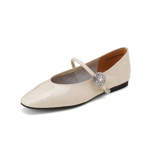 【新款玛丽珍】西村名物2025年夏季新款舒适软底平跟中式风玛丽珍浅口单鞋T25AE15671 商品图9