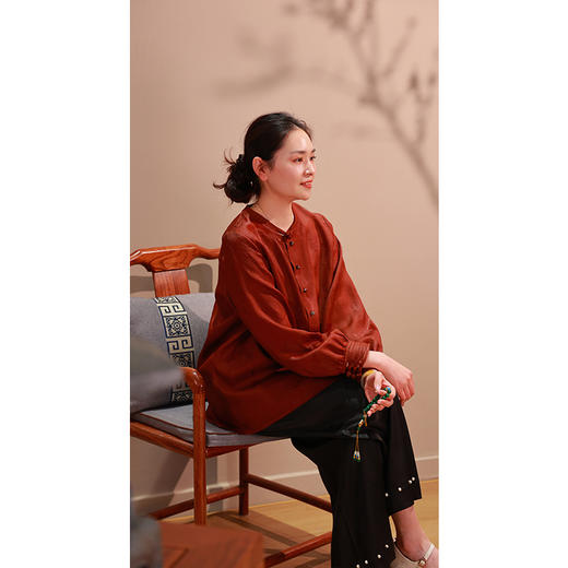 【2026东衣作】阔腿裤（25709181玄珠-高定款） 商品图3