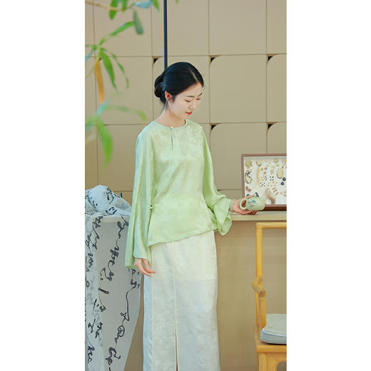 【抖音专属】半裙（24806224C银玉-设计师） 商品图2