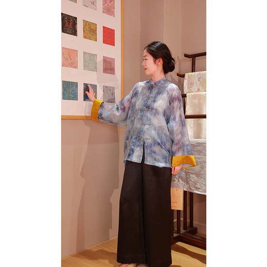 【2026东衣作】阔腿裤(25709178玄泽-高定款) 商品图3