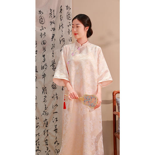 【2026东衣作】新中式连衣裙（21707161浮生-奢定款） 商品图1