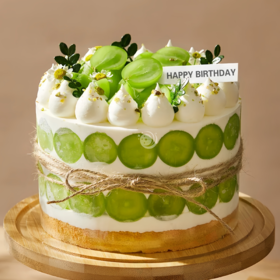 『甄选青提』热卖爆款阳光玫瑰水果生日蛋糕