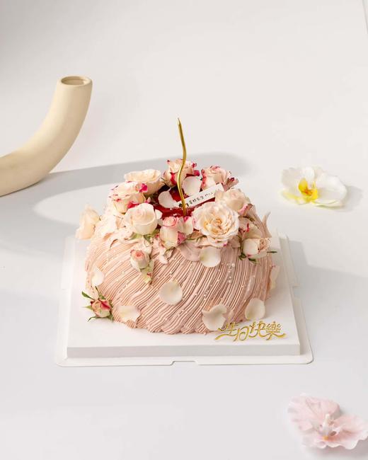 繁花薇夏鲜花蛋糕（百分百进口动物奶油） 商品图0