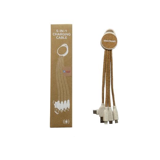 小运仓文创树脂材料五合一数据线（w） 商品图0