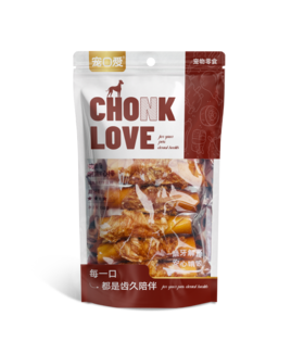 宠口爱犬零食皮结卷系列