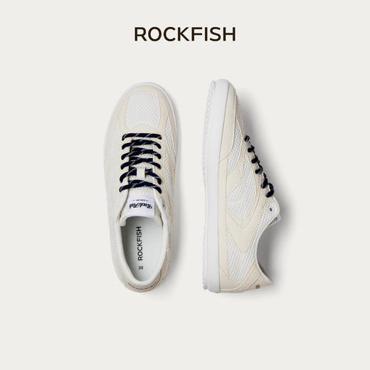 Rockfish 933薄底德训鞋早春新款软底运动休闲舒适百搭网面阿甘鞋 商品图0