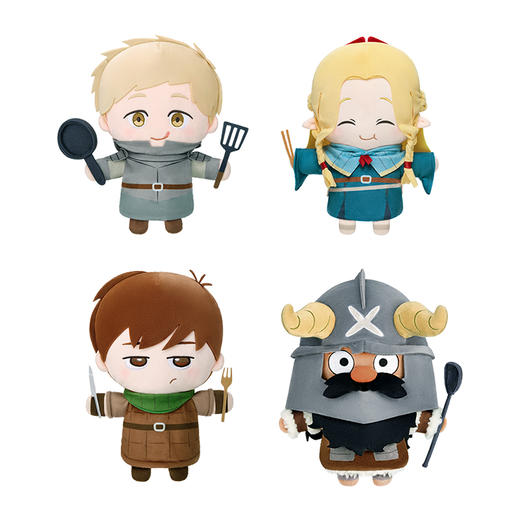 【GSC现货】迷宫饭 毛绒手偶 莱欧斯/玛露希尔/齐尔查克/森西 GSM 商品图4