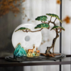 Yl-RD7259C 迎客松平安扣摆件 410*170*210 商品缩略图1