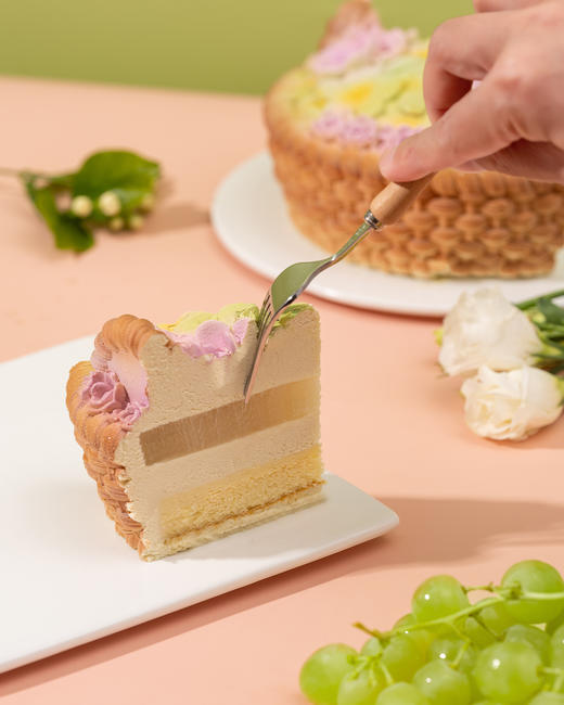 卢瓦尔春日-香槟白葡萄茉莉风味生日蛋糕（2.1磅） 商品图4