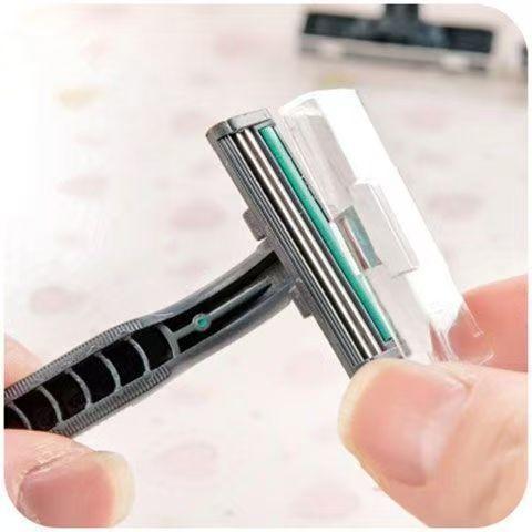 不锈钢一次性剃须刀独立包装浴室民宿宾馆专用手动刮胡刀便携 商品图3