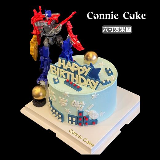 变形金刚 小男孩生日蛋糕 商品图1