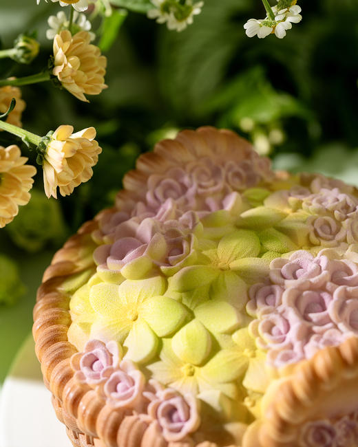 卢瓦尔春日-香槟白葡萄茉莉风味生日蛋糕（2.1磅） 商品图3