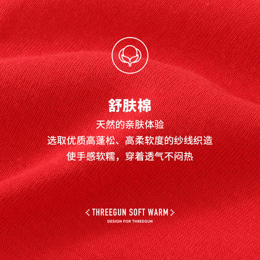 Threegun三枪 【舒肤棉】罗纹弹力女士三角内裤（1条装）-40798B011 商品图4