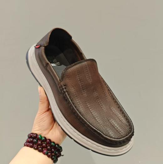 西村名物2025年春季新款舒适软底休闲商务男鞋X15AW16191 商品图3