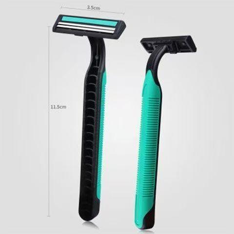 不锈钢一次性剃须刀独立包装浴室民宿宾馆专用手动刮胡刀便携 商品图1