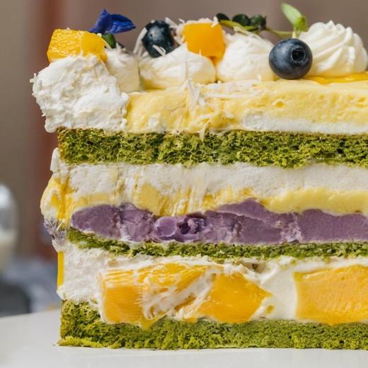 榴莲芒果芋泥抹茶蛋糕 商品图12