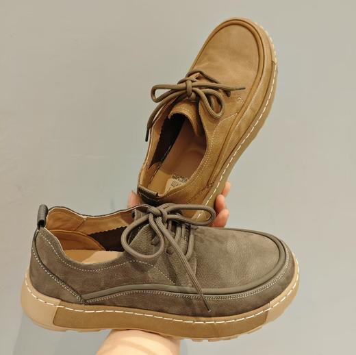 西村名物2025年春季新款舒适软底系带休闲商务男鞋X15AW16261 商品图1