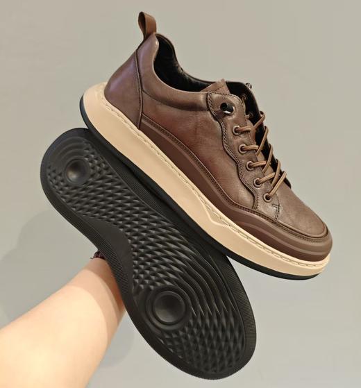 西村名物2025年春季新款舒适软底休闲系带商务男鞋X15AW16281 商品图2