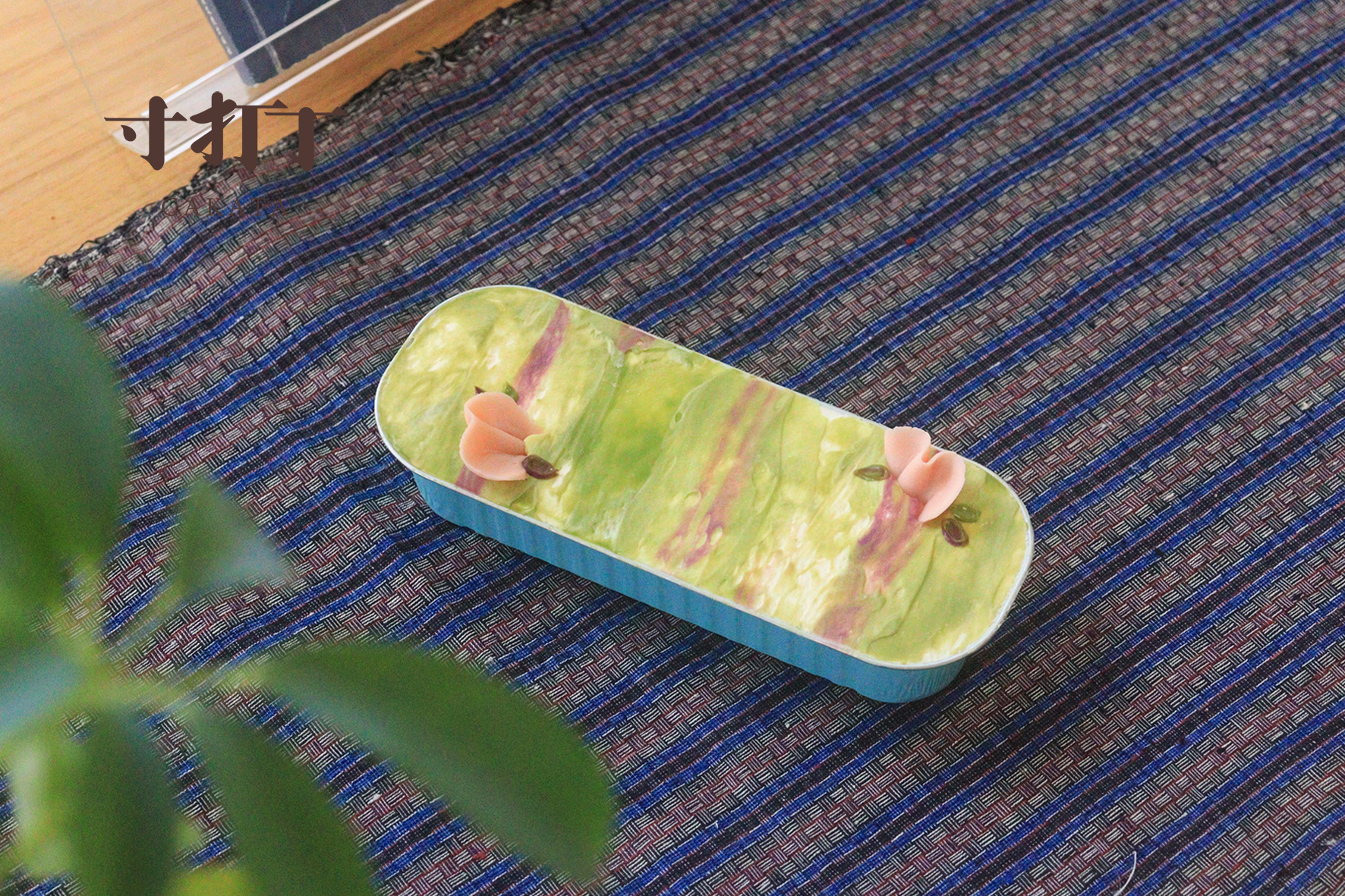 小春绿·龙井奶油盒子蛋糕