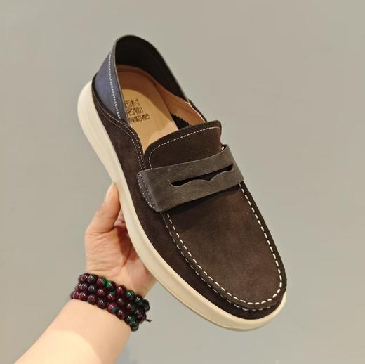 西村名物2025年春季新款舒适软底休闲商务男鞋X15AW16271 商品图5