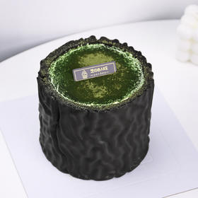 【抹茶虎皮瀑布】黑色虎皮包裹抹茶流心-抹茶生日蛋糕