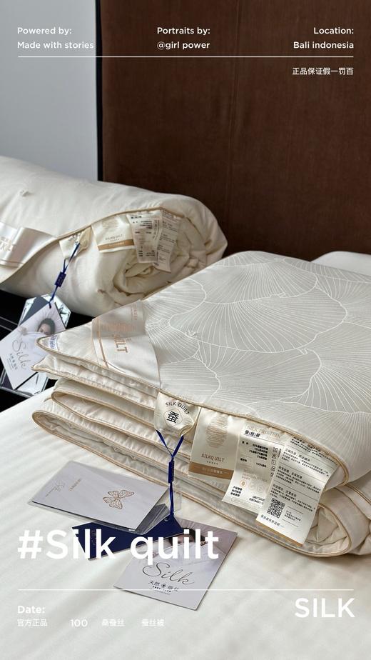 【限时秒杀】自然醒100%蚕丝被玻尿酸提花蚕丝中长丝夏凉被手工春秋被空调被芯蚕丝冬被CY（不参与优惠券） 商品图1
