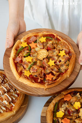藤椒培根香肠披萨🍕