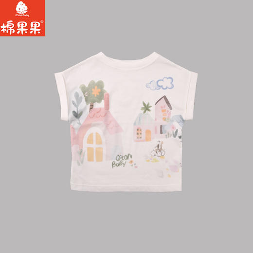 棉果果夏季商场专柜同款女童短袖T恤M222140225294 商品图1