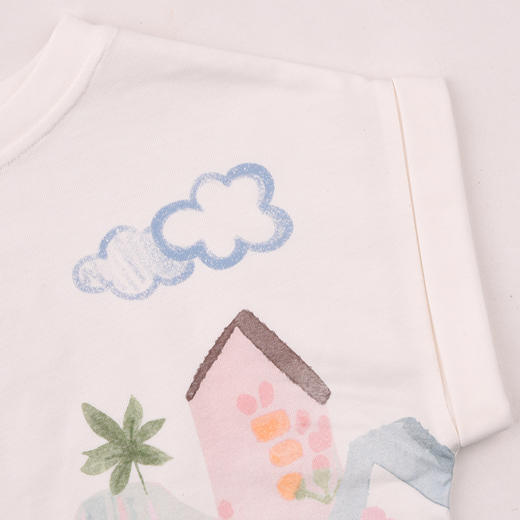 棉果果夏季商场专柜同款女童短袖T恤M222140225294 商品图3